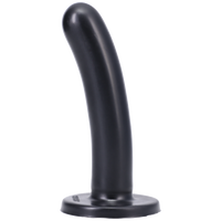 Silk Medium Silicone Dildo Black
