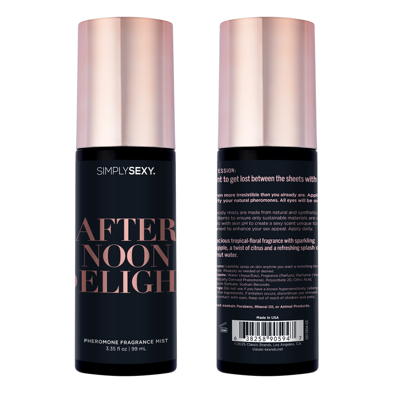 SIMPLY SEXY PHEROMONE BODY MIST - AFTERNOON DELIGHT - 3.35 floz | 99mL