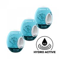 Masturbator Egg 3er Set (Savage) Light Blue